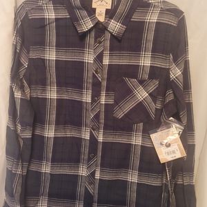 NWT ladies flannel shirt